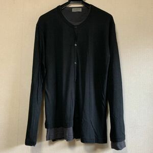 ヨウジヤマモトプールオム カーディガン ニット カットソー YOHJI YAMAMOTO POUR HOMME ヨウジヤマモト プールオム ヨウジ ヤマモト