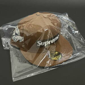 7 1/2 Supreme Money Box Logo New Era Brown 22FW シュプリーム マネー ボックス ロゴ ニューエラ ブラウン キャップ