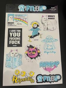 RIPNDIP FAN FAVE STICKER SHEET ステッカー