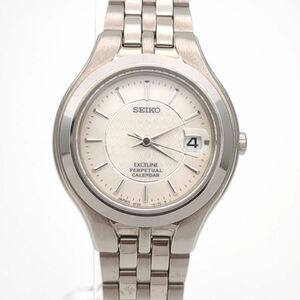 セイコー　エクセリーヌ　腕時計　4F32-0150　クォーツ　090444　チタニウム　SEIKO ◆3109/宮竹店