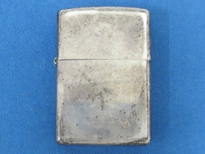 Zippo STERLING SILVER スターリングシルバー 2002年 銀製 ジッポーライター ※動作未確認・現状渡し※ ゆうパケ可 (6160)