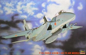 ●蔵出し！ ※デカール難有り　ハセガワ PT5　07205　1/48 F-15J イーグル W/AAM-3空対空ミサイル