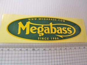 Megabass/メガバス！楕円/ステッカー/シール/？ ☆ ※ ヤフーショッピングストア/レア物商会・健美堂でも大量出品中！