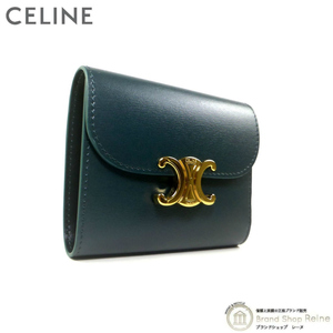 セリーヌ （CELINE） スモール フラップ ウォレット トリオンフ コンパクト 三つ折り 財布 10D78 アマゾン（新品）