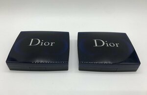 ■【YS-1】 クリスチャン・ディオール Christian Dior ■ サンククルール 190 040 ■ アイシャドウ 2個セット 訳アリ 【同梱可能商品】K■