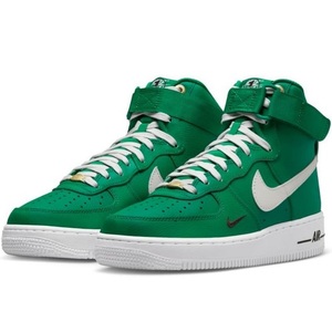 ナイキ エア フォース 1 ハイ SE 定価14300円 23.5cm グリーン 緑 WMNS AIR FORCE 1 HI SE 40周年 レディース スニーカー