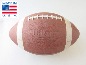 【ディスプレイ・観賞用に】USA製/Wilson/アメリカンフットボール/ラバーボール/アメフト/アメリカ製/米国製/D74-71-0007