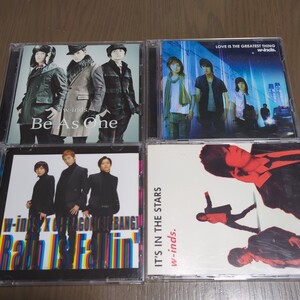 【送料込み】w-inds.『Be As One』『LOVE IS THE GREATEST THING』『Rain Is Fallin