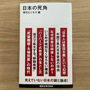 日本の死角 （講談社現代新書　２７０３） 現代ビジネス／編