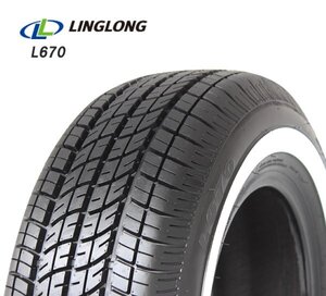 送料無料 205/70R14 94S WW LINGLONG L670 22年製 ホワイトリボン 新品 サマータイヤ 1本価格 【セール品】