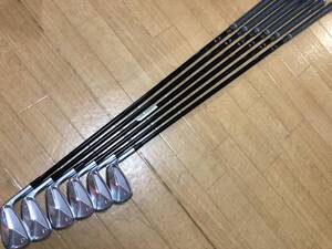 ・スピード発送 未使用 TaylorMade(テーラーメイド) P7MC アイアンセット Diamana Thump 95 カーボンシャフト FLEX-S ＃5-9、PW