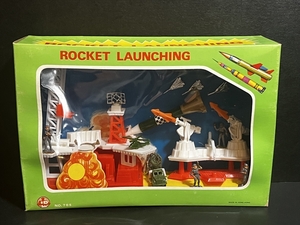 昭和 レトロ ROCKET LAUNCHING 倉庫品 スペース 宇宙 ミニチュア