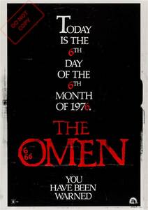 海外ポスター『オーメン』（The Omen）1976 （Style B）★ダミアン/666/サタニズム/グレゴリー・ペック/ホラー