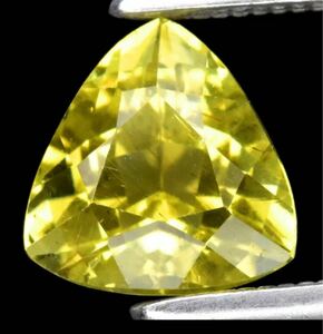 非加熱 天然グリーンイエローアパタイト 1.44 Ct カラット