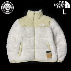 1円～!売切!【正規新品】THE NORTH FACE SHERPA NUPTSE JACKET ダウンジャケット ヌプシ シェルパ モコモコ アウトドア(L)白190122-175