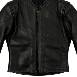 Langlitz Leathers/シングルレザーライダースジャケット　パッテッド 38相当、Black 、HeavyWeightCowHide