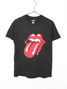 レディース 古着 00s Rolling Stones ビッグタン BIG プリント ロック バンド Ｔシャツ S位 古着