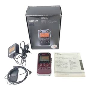 (005571)SONY リニアPCMレコーダー M10 PCM-M10/R