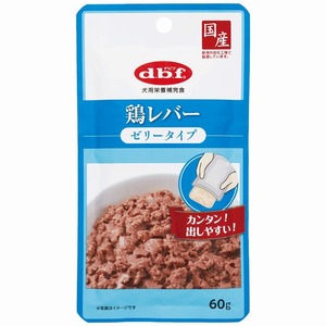 （まとめ買い）デビフペット 鶏レバー ゼリータイプ 60g 犬用フード 〔×36〕