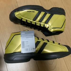 新品アディダスadidasプロモデル2Gゴールド29.5cm