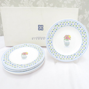 GIVENCHY ジバンシィ 食器 yamaka 山加商店 ファイブプチセット プレート 中皿 ケーキ皿 17cm 5枚セット 箱有