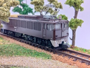 鉄道模型 Nゲージ TOMIX 2182 国鉄 EF62形 電気機関車 ブラウン 動作確認済 ライト点灯OK