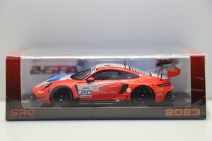 スパーク ナショナルモデル 1/43 ポルシェ911 GT3 R (992) No.20 Huber Motorsport Pole Position/Winner Bronze Cup 24H //54