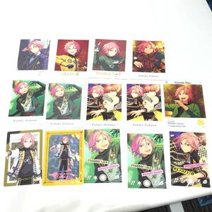 ◆あんさんぶるスターズ カード セット 桜河こはく ぱしゃこれ ぱしゃっつ EMOCA エモカ スナップ メタリック あんスタ　【24/0618/0