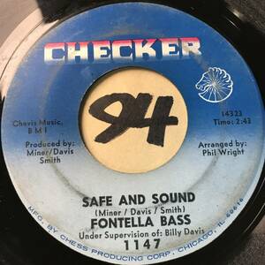 試聴 FONTELLA BASS SAFE AND SOUND 両面VG++ SOUNDS EX 