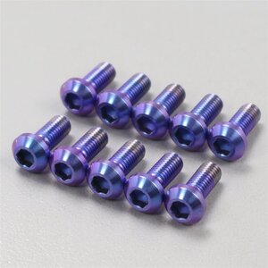 ♪MVアグスタ/F4R 社外 チタン ディスクマウントボルト 10本SET M8×20mm P1.25mm (MV1209AiEX) フロントディスクにて使用 2012年式