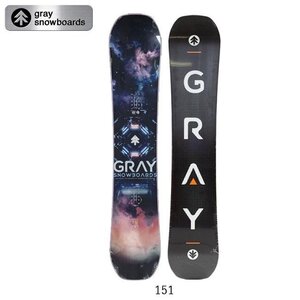 1円スタート SNB/2024 GRAY SNOWBOARDS グレイスノーボード SHRED シュレッド 151/ 日本正規品 スノー スノボ グラトリ