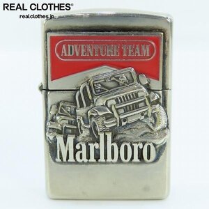 ZIPPO/ジッポー Marlboro ADVENTURE TEAM マルボロ アドベンチャー チーム メタル貼り 1998年製 /UPK