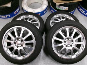 02-200780　カールソン1/11／GR18インチ4本　225/50R18　7.5J+48　5/114.3　C-HR　　岩槻