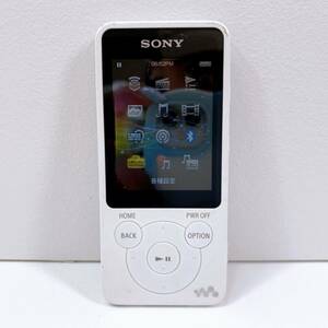 128【中古】SONY WALKMAN Sシリーズ NW-S785 ホワイト 16GB Bluetooth ソニー ウォークマン 充電器付き 通電確認済み 現状品