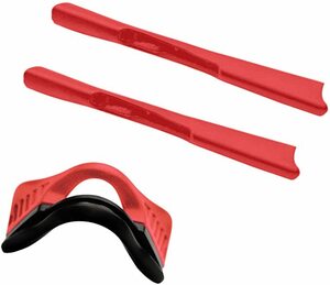 ★ M2 フレーム(XL含む)用 イヤーソック・ノーズパッドセット EARSOCKS Nose Pad for Oakley M2 FRAME　ＲＥＤ
