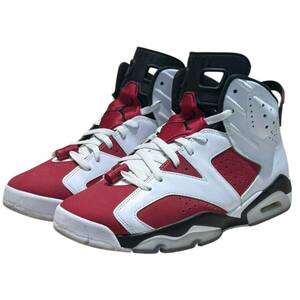 NIKE (ナイキ) Air Jordan 6 Carmine エアジョーダン 6 カーマイン スニーカー CT8529-106 28.5cm US10.5 ホワイト レッド メンズ/043