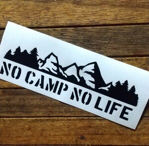 カッティング ステッカー NO CAMP NO LIFE