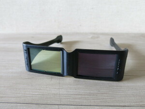 【未使用】SONY・ソニー＊Handycam「Noptix 3-D」横走り立体専用メガネ＊3Dメガネ 眼鏡