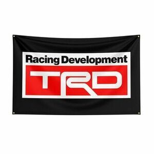 【SKD】TRD Racing Deveiopment ガレージまたは屋外の装飾,旗,フラッグ,サイズ 縦90x横150cm