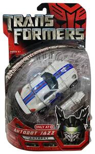 Transformers 2007 Movie Deluxe Class Jazz G1 Color Figure New w Creasing to Card 海外 即決