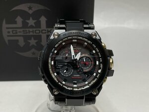 世界限定1000本！未使用 CASIO G-SHOCK MT-G 30周年記念 電波ソーラー腕時計 MTG-S1030BD-1AJR ブラック文字盤 ステンレスベルト メンズ