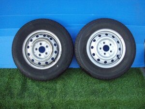 ★ SKF2VN SKF2 バネット ボンゴ 純正 スチール ホイール PCD114.3 5穴 4.5J タイヤ 175R14 フロント用 2本 SET 351036JJ