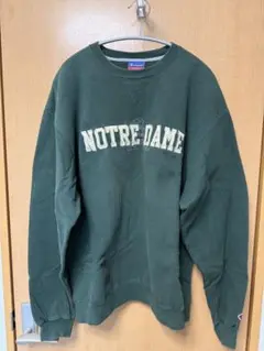 Champion NOTRE DAME トレーナー L ダークグリーン