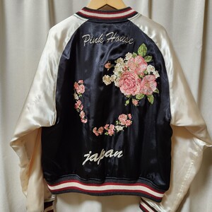 【美品】PINK HOUSE ピンクハウス　スカジャン　