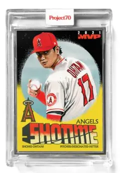 限定５１枚　Ｔｏｐｐｓ　Ｐｒｏｊｅｃｔ７０　大谷翔平選手　２０２１　ＡＬ　ＭＶＰ