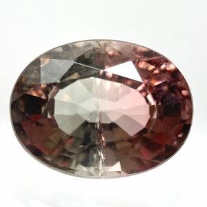 〔天然パーティーカラードトルマリン1.568ct〕o 約8.15×6.23mm ルース 裸石 party colored tourmaline ジュエリー jewelry BG9/BG9 w4B75