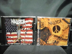 輸入盤CD2枚セット/NAUSIA/ナウジア/THE PUNK TERRORIST ANTHOLOGHY Vol.1&2/80年代USハードコアパンクHARDCORE PUNKポリティカルアナーコ