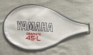 バトミントン ラケットカバー YAMAHA/ヤマハ GRAPHITE 45L 26.5×47.5cm 白色文字柄系 若干汚れあり●●未使用品