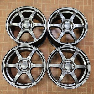 RAYS　VOLKRACING　VR-G2　軽量　FORGED　16インチ　6.5J+53　4H-100　中古 鍛造　レイズ