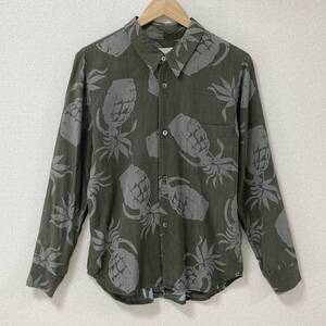 1998SS UNDERCOVER パイナップル柄 長袖シャツ WET SUMMER Mサイズ アンダーカバー アロハシャツ 90s VINTAGE archive 1641